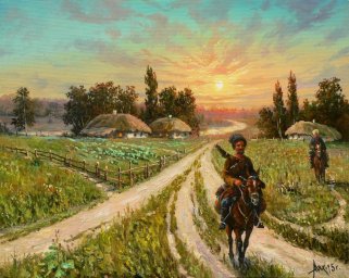 Уходили казаки на войну